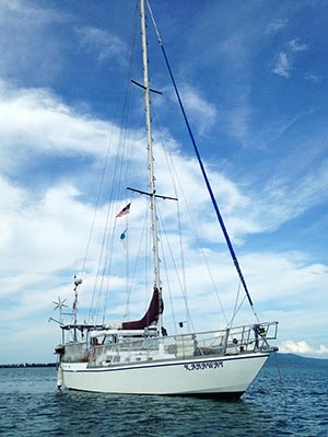 Bruce Roberts Offshore 44 cruising yacht for sale